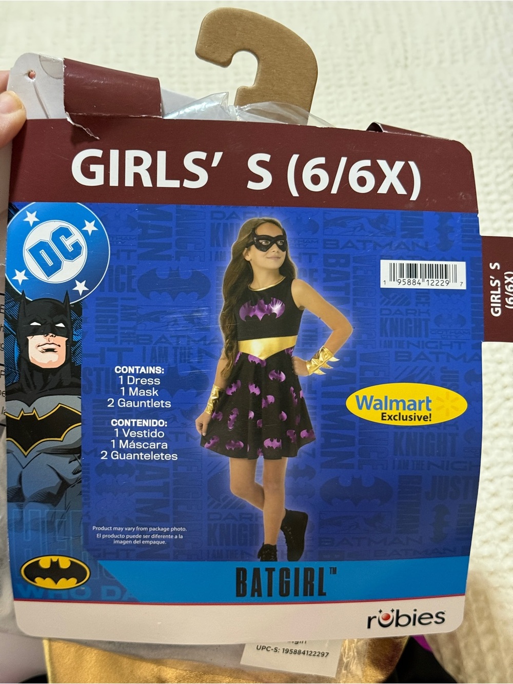 DC Comics Girls Batgirl Costume - Black, Purple & Gold